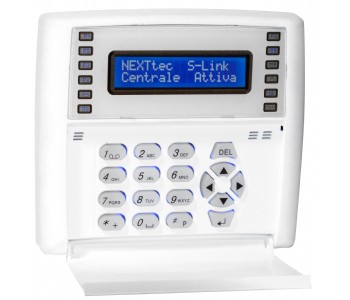 NTS502:Tastiera LCD Prog./Att. Transponder e funzione vocale